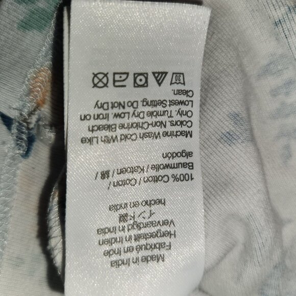 Crewcuts Girls 14 Blue Long Sleeve Dinosaur Print Pajama Set  4084 - Picture 5 of 7